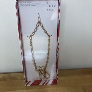 A New Day Gold Wristlet Strap Chain